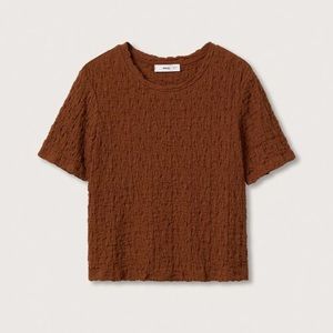 Textured cotton T-Shirt